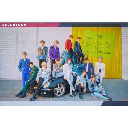 Korean band seventeen Album HIT Poster Wall Stickers Home Decoration Good Quality Prints White Coated Paper home art Brand