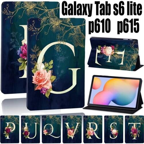 Tablet Case for Samsung Galaxy Tab S6 Lite P610/P615 10.4 Inch Hard Shell Tablet Cover Case + Free Stylus
