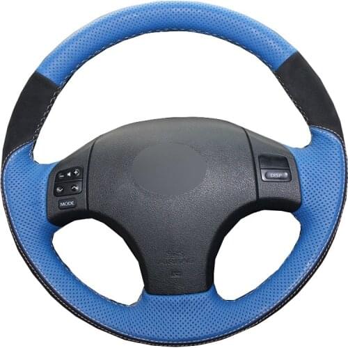 DIY Hand Sewing Car Steering Wheel Cover For Lexus IS IS250 IS250C IS300 IS300C IS350 IS350C F SPORT 2005 - 2011 Leather Suede