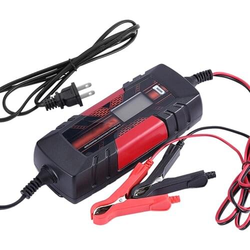 12 V 4.5A 3-Stage Automatic Intelligent Battery Intelligent Fast Power Charging Wet Dry Lead Acid Digital LCD Display