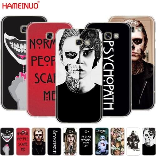 HAMEINUO psychopath evan peters horror cell phone case cover for Samsung Galaxy A3 A310 A5 A510 A7 A8 A9 2016 2017