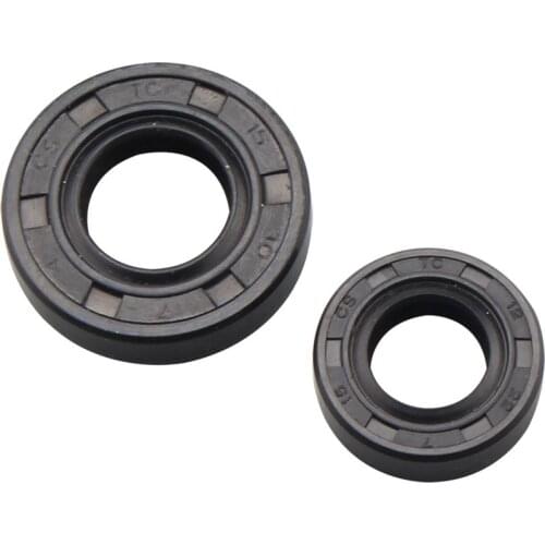 2Pcs/set Law Mower Oil Seal Kit, 2/4 Stroke Brush Cutter Crankshaft Oil Seal, Garden 40-5/139/GX35/140 Grass Trimmer Accessories