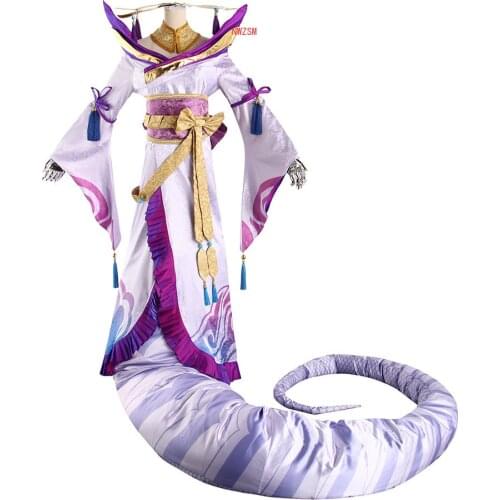 Game LOL Spirit Blossom Cassiopeia Du Couteau Cosplay Costume The Snake the Serpents Embrace Costume Custom Made