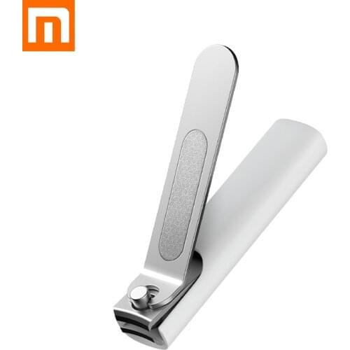 Xiaomi Mijia Stainless Steel Nail Clippers With Anti-splash cover Trimmer Pedicure Care Nail Clippers Professional File