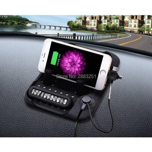 Multi-functional Car Navigation Mobile Phone Anti-Slip Mat USB Charger for Honda fit accord crv civic 2006-2012 jazz Accessories