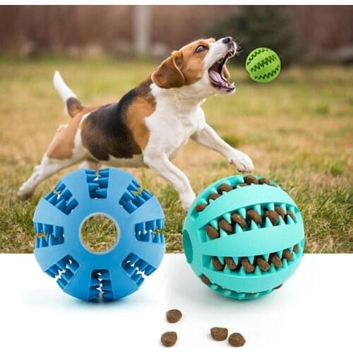 Pet Sof Pet Dog Toys Toy Funny Interactive Elasticity Ball Dog Chew Toy For Dog Tooth Clean Ball Of Food Extra-tough Rubber Ball