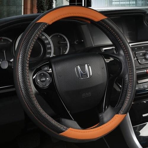 Car Steering Wheel Cover PU Leather for HONDA CIVIC 2004 2006 2007 2008 2009 2012 2013 2014 Auto Accessories