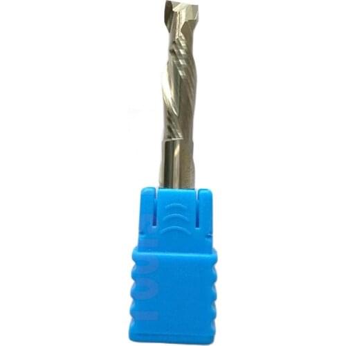 6X25mm UP &DOWN Cut Two Flutes Spiral Carbide Mill Tool Cutters for CNC Router, Compression Wood End Mill Cutter Bits
