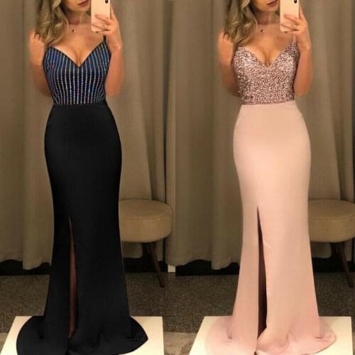 Womens Formal Maxi Long Dress Party Bridesmaid Prom Ball Gown Wedding