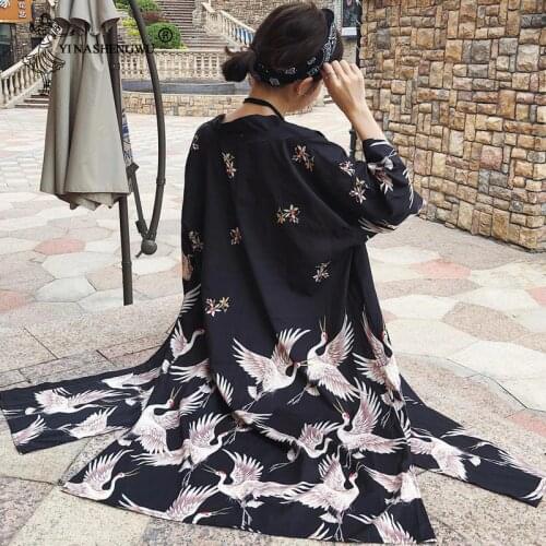 Japanese Kimono Traditional Yukata Japanese Traditional Dress Asian Clothes Chiffon Cardigan Kimono Korean Traditional Dress