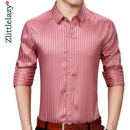 ZLITTLELAZY Men's Dress Shirts