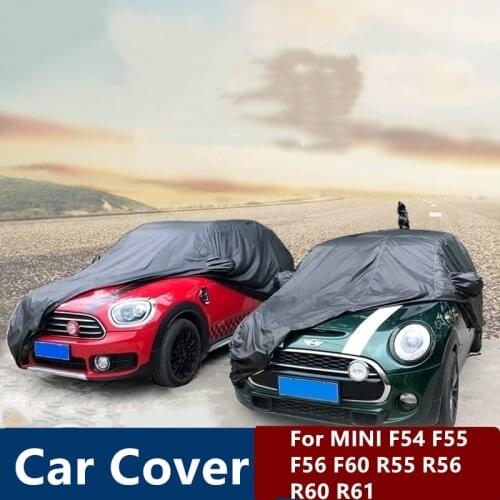 1Pcs Waterproof car covers sun protection cover Car Styling For BMW MINI One Cooper F54 F55 F56 F60 R55 R56 R60 R61 Dust cover