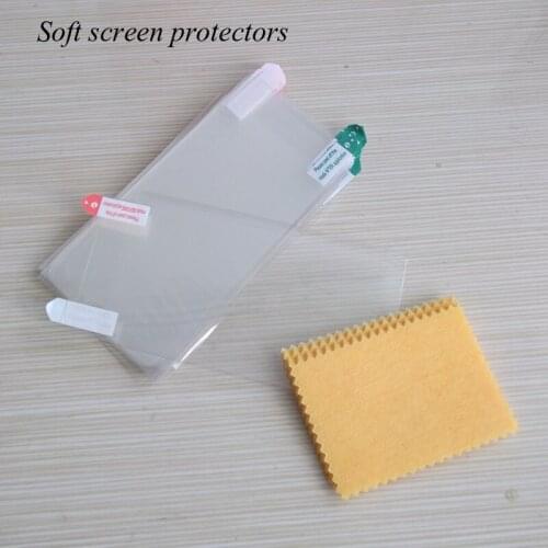 100PCS/Lot Ultra Clear PET Soft Film For Samsung Galaxy J2 Pro J3 J4 J5 J6 J7 J8 2018 Screen Protectors (Not full cover)