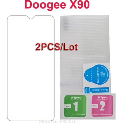 2Pcs Tempered Glass For Doogee X 90 X90L 9H Anti-Explosion Smartphone Case LCD Film For Doogee X90 X90L Glass Screen Protector