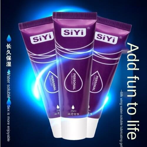 25ML Water Based Lubricant for Sex Anal Sex Transprant Lubricant Oral Sex Gel Exciter for Women Orgasm Sex Lube Adult Cream