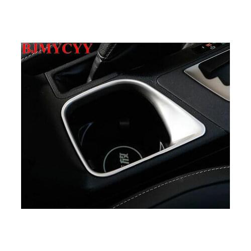 BJMYCYY Car Accessories 1pc/set 1 Pcs For TOYOTA RAV4 RAV 4 2016 2017 ABS Interior Water Cup Holder Decoration Cover Trim