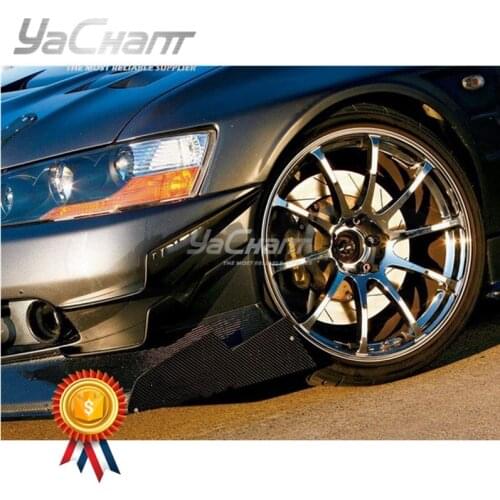 Car-Styling Carbon Fiber Canards Fit For 04-07 Lancer Evolution EVO 8-9 VOL VTX Style Front Bumper Canard (Fit VTX Front Bumper)