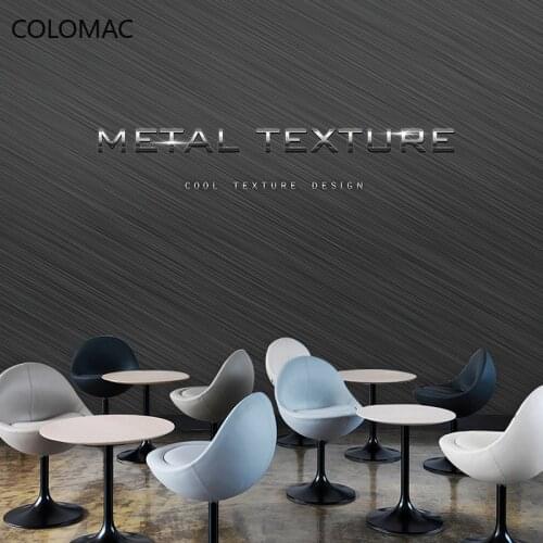 Colomac Custom 3d Retro Iron Sheet Metal Technology Wallpaper Gym Office Background Mural Wall Stickers Bedroom Drop Shopping