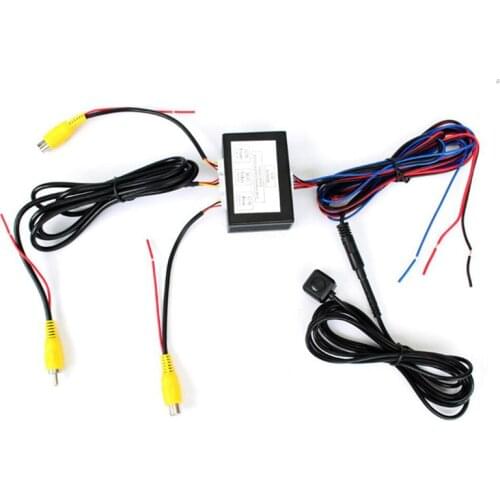 Intelligent Control Box Two Channels Available for Car Camera Video Automatic Switch Connecting Front Side Rear Cameras