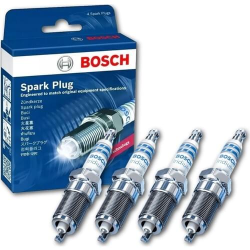 Bosch Opel Vectra B 2.0 I 16V 2000-2003 Iridium Spark Plug 4 Pcs