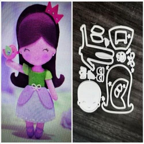 Beautiful little girls and clothes Metal Cutting Dies for DIY Scrapbooking Album Paper Cards Decorative Crafts Embossing Die Cut