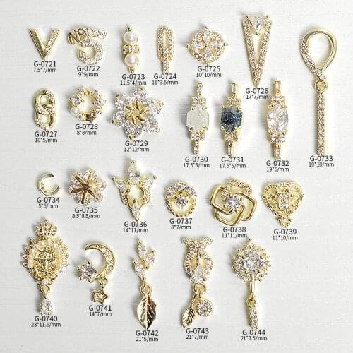 10pcs/lot 3D Circle Round Zircon Crystals Alloy Rhinestones Jewelry Nail Art Decorations Nails Accessories Charms Supplies G0879