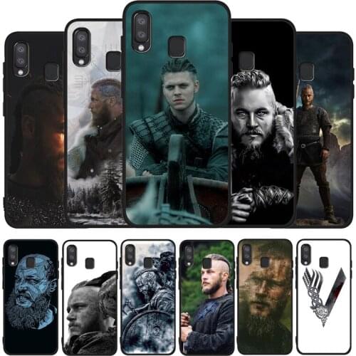 Vikings Ragnar Lothbrok black soft phone Case For Samsung A10 20 30 40 50 30S 50S 60 70 M10 M30S M40 A31 51 71 A20E A10E A21S