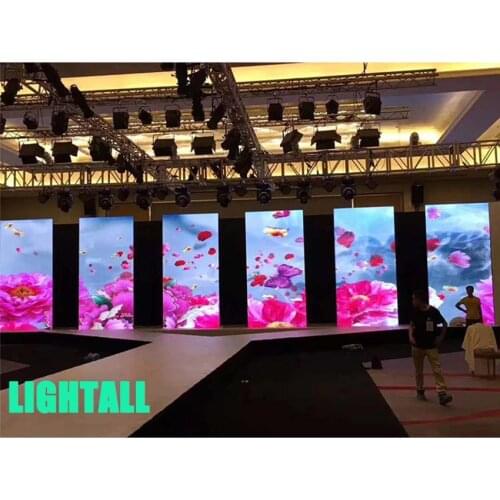 P4.81mm 104*104pixel HD Rental cabinet indoor p3.91/p4.81 500*500mm advertising led screen video wall panel for church