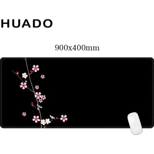 Custom Large Game Mouse Pad 900*400 mouse mat left and right brain design high quality DIY picture with edge locking