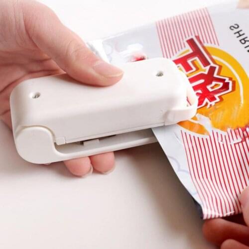 Portable Durable Mini Sealer Home Heat Bag Plastic Food Snacks Bag Sealing Machine Kitchens Accessories Food Storage Bag Clips