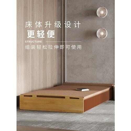 Folding Bed Single Office Lunch Break Artifact Simple Bed for Lunch Break Household Portable Accompanying Bed Double Bed