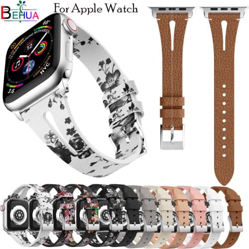 Hero iand For Apple Watch band strap 42/38/40/44mm retro leather For iwatch series 4 3 2 1 wrist bands bracelet watchband straps