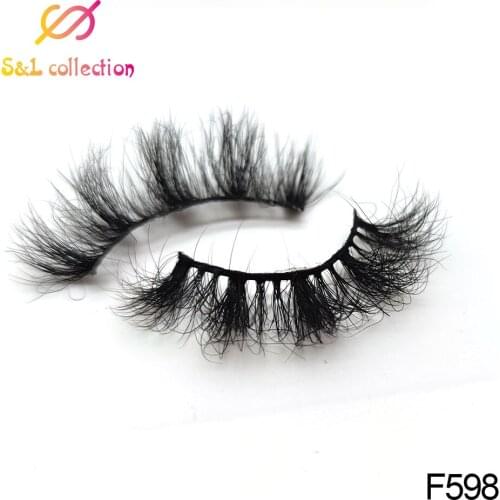 Luxury 5D Mink Hair False Eyelashes Wispy Cross natural Mink Lashes Extension Tools Makeup Handmade Mink Eyelashes