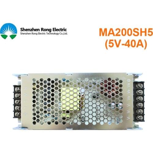 Stage rental outdoor LED module display power 5V 40A easy use switch power 200V-240V input MA200SH5