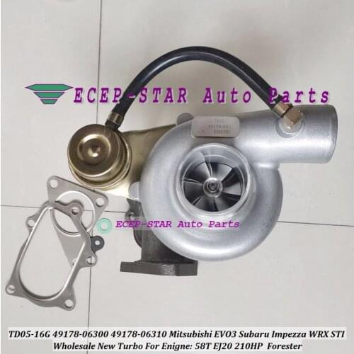 TD05-16G 49178-06310 4412AA092 Turbo Turbocharger For Mitsubishi EVO 3 III For SUBARU Impreza WRX GT555 58T EJ20 2.0L 210HP