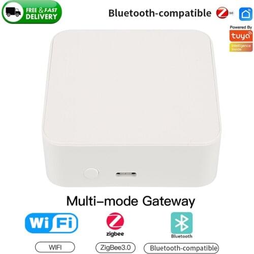 Tuya ZigBee Smart Gateway Hub Smart Home Bridge Smart Life APP Wireless Remote Controller Work With Alexa Google Home Smart Life