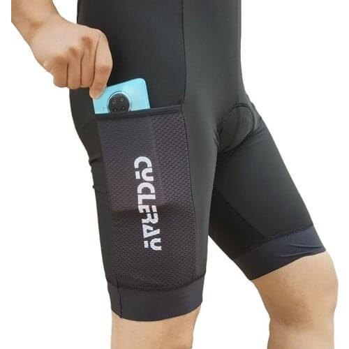 CYCLERAY Mens Cycling Bib Shorts Gel 2CM Thick Shockproof Pad Cycling Shorts 6 Hours Ride Pro Lycra Mens Cycling Bretelle