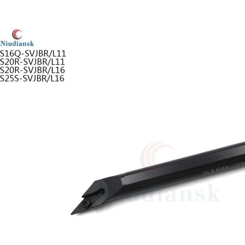 1PC Internal turning tool post S16Q-SVJBR11 S20R-SVJBR16 S25S-SVJBR16 S20R-SVJBL11 S20R-SVJBL16 CNC turning tool Carbide insert
