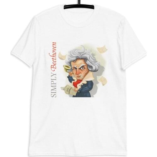 Ludwig Van Beethoven Print Harajuku Top Women T-shirt Casual Ladies Basic O-collar Short Sleeved Women T-shirt Girl,Drop Ship