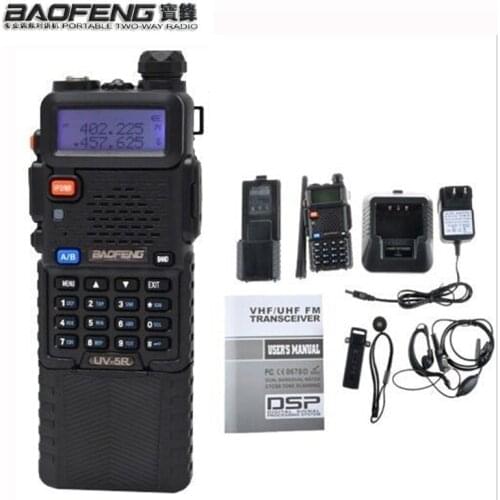 2021 Ham Radio hf transceiver BAOFENG UV-5R 3800mAh 136-174 / 400-520 Mhz Dual Band two way Radio CB walkie talkie free headsets