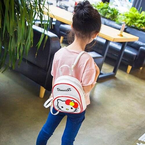 Hello Kitty Childrens School Bag Cute Girls One-shoulder Girl Small Backpack Princess Backpack Student Casual School Bag