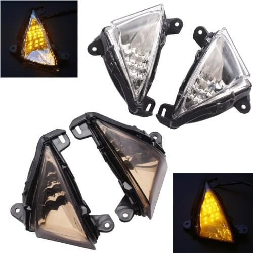 Front Turn Signal LED Indicator For KAWASAKI ZZ-R 1400 ZX-14R 06-20 GTR1400 CONCOURS 14 08-20 Motorcycle Light Accessories