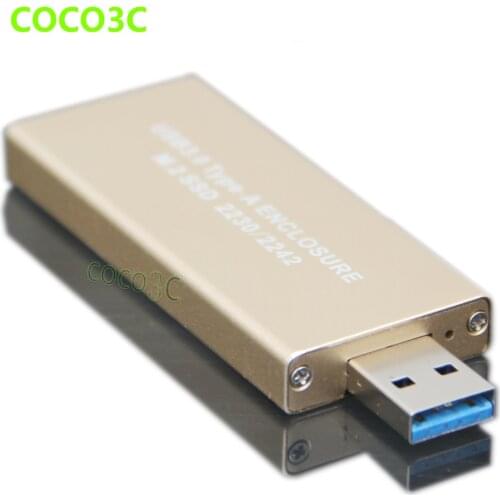 USB 3.0 to M.2 SSD Enclosure USB3.0 to NGFF B KEY Hard Disk adapter B+M key M2 SATA SSD External HDD Mobile Box
