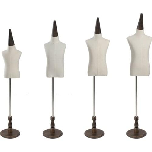 Half Body Child Children Mannequin With Base For Cloth Display