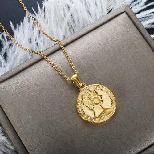 ZMFashion Fashion Vintage Round Double Yan Fei Head Lily Of The Valley Pendant DIY Jewelry Punk Gothic Gothic Wika Accessories