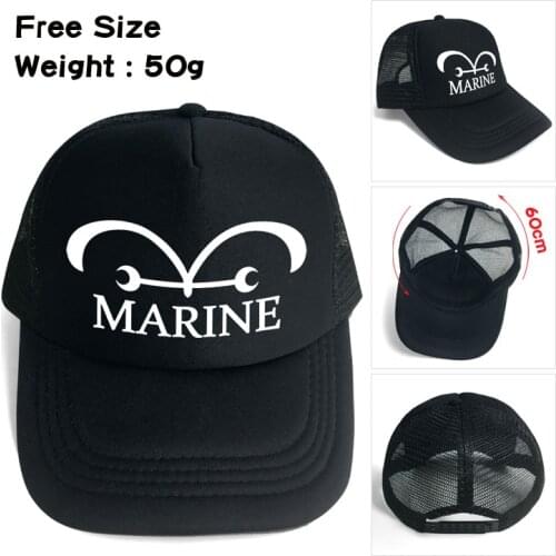 Wholesale Lots Anime One Piece Hat Baseball Cap Trafalgar Law Hats Cosplay Caps for Women Men Hip Hop Snapback Caps Flat Hat