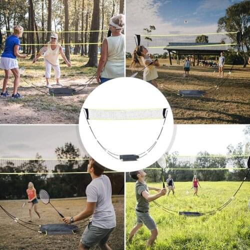 Portable 300cm Outdoor Indoor Standard Badminton Training Game Net with Stand Outdoor Sports Accessories