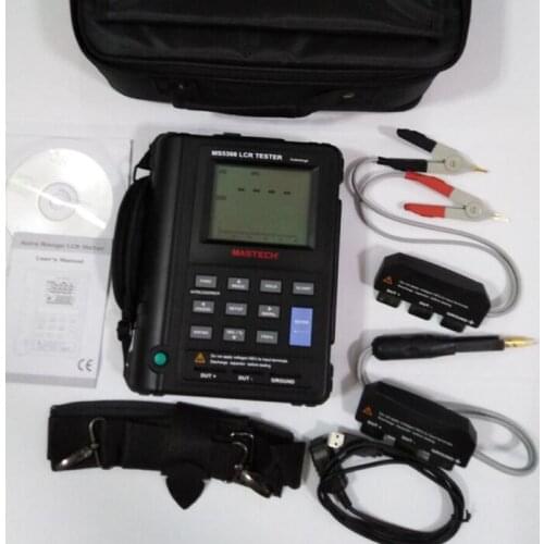 Mastech MS5308 LCR Meter Portable Handheld Auto Range LCR Tester High-Performance 100Khz