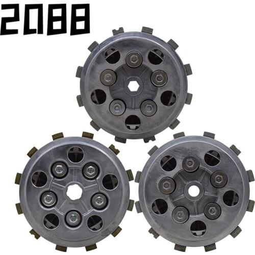 Motorcycle clutch parts Wide friction pressure plate with drum hub assemblySuzuki GSX 125 GS 125 5 friction plates