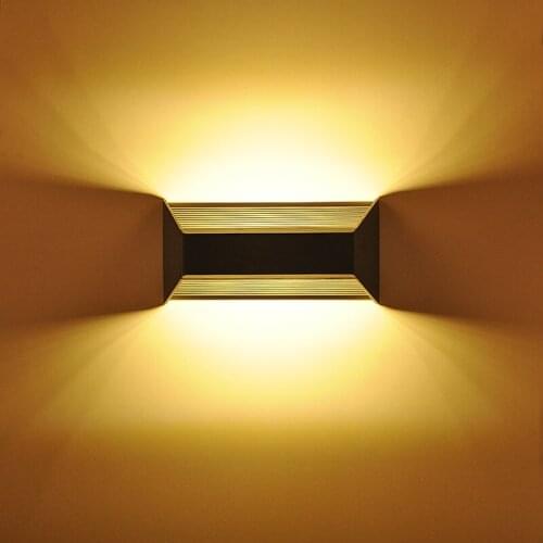 Simple modern up and down decorated light courtyard outdoor waterproof wall lamp